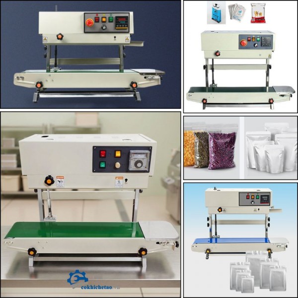 Máy hàn miệng túi liên tục| Máy hàn miệng túi đứng FR900 rẻ